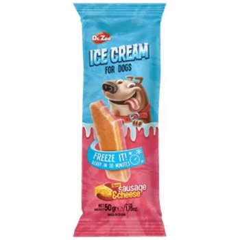 Dr. Zoo Helado Salchicha y Queso 50 G