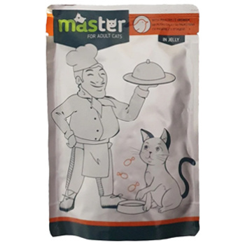 Master Cat Wet Food Adult with poultry - Pouch 80 g