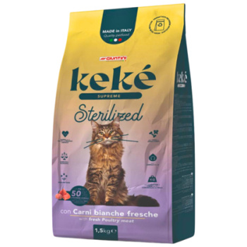Keke Supreme Cat Dry Food Sterilized 1.5kg