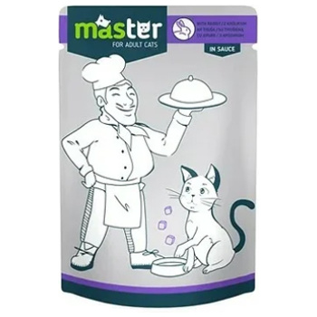 Master Cat Wet Food Adult with rabbit - Pouch 80 g