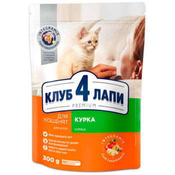 CLUB 4 PAWS Premium Kittens With Chicken 300 g