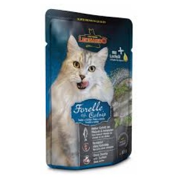 Leonardo Wet Food with Catnip & Trout for Adult Cats 85g