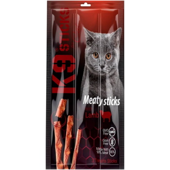 K9 Sticks - Cat's ( 3 Treat Sticks ) - Meaty Sticks With ( Lamb )