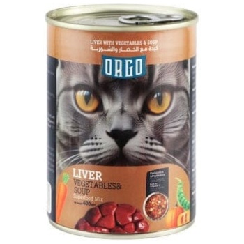 Orgo Can Food For Cat Liver With Veg & Soup 400 GM