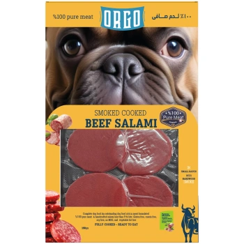 Orgo beef salami