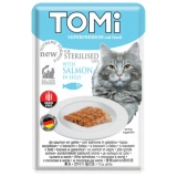 Tomi for sterilised cats salmon in jelly 85g