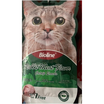 Bioline Catnip Snacks -Rabbit meat flavor